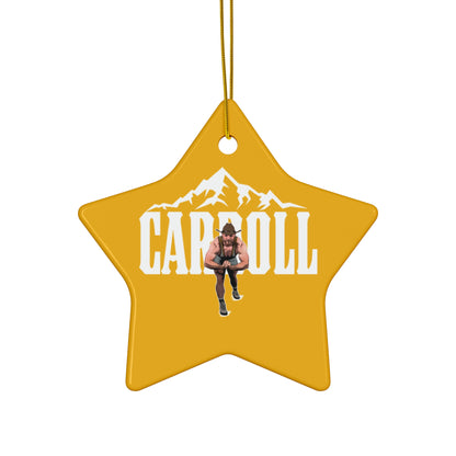 Christian Carroll Ceramic Ornament
