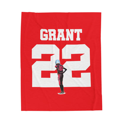 DeANdre Grant Velveteen Plush Blanket