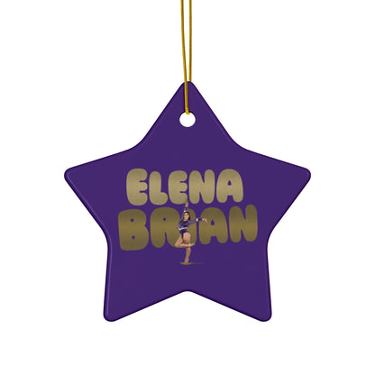 Elena Brian Ceramic Ornament