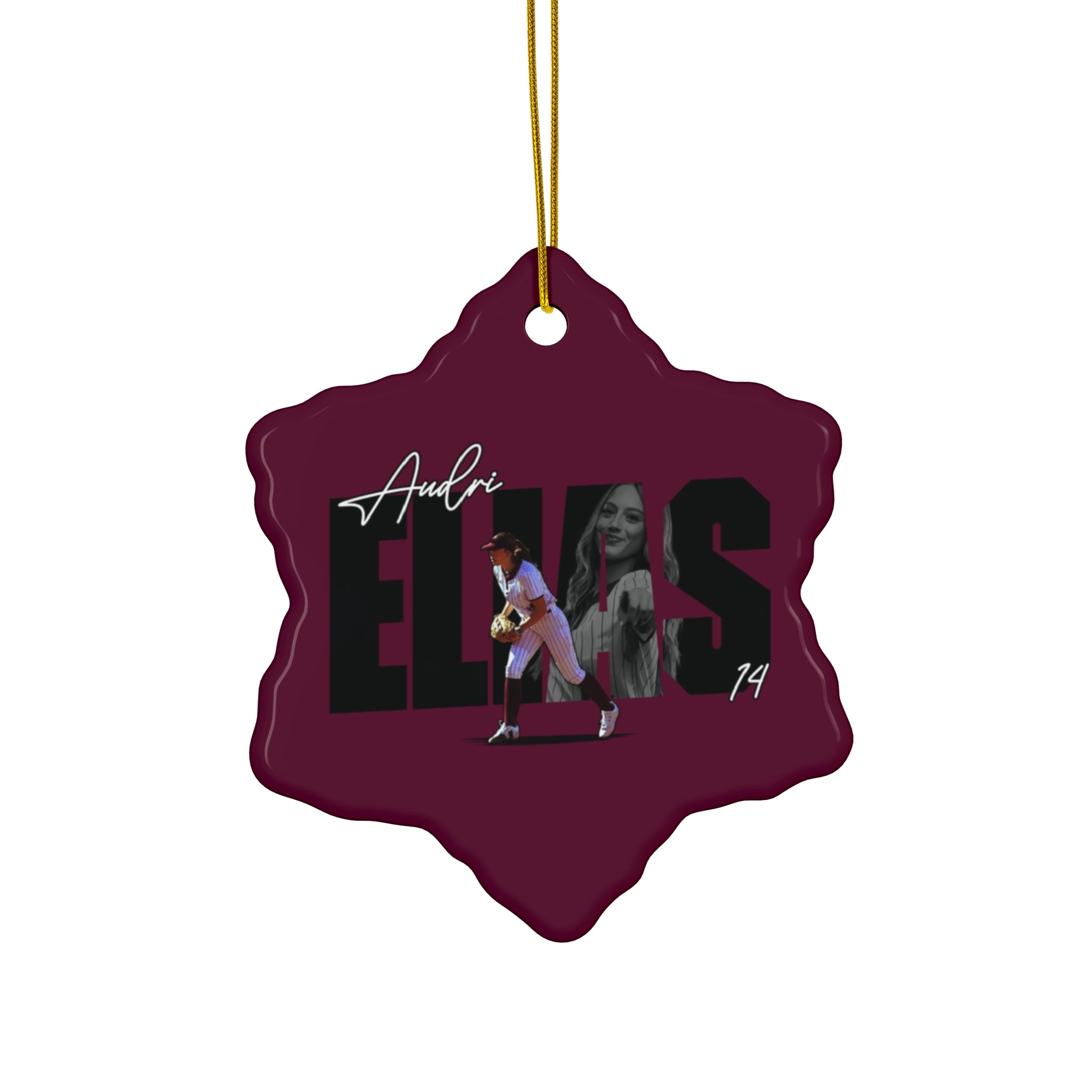 Audri Elias Ceramic Ornament