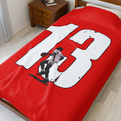 Michael Okello Velveteen Plush Blanket