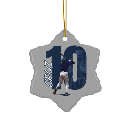 Kevin Cruz Ceramic Ornament