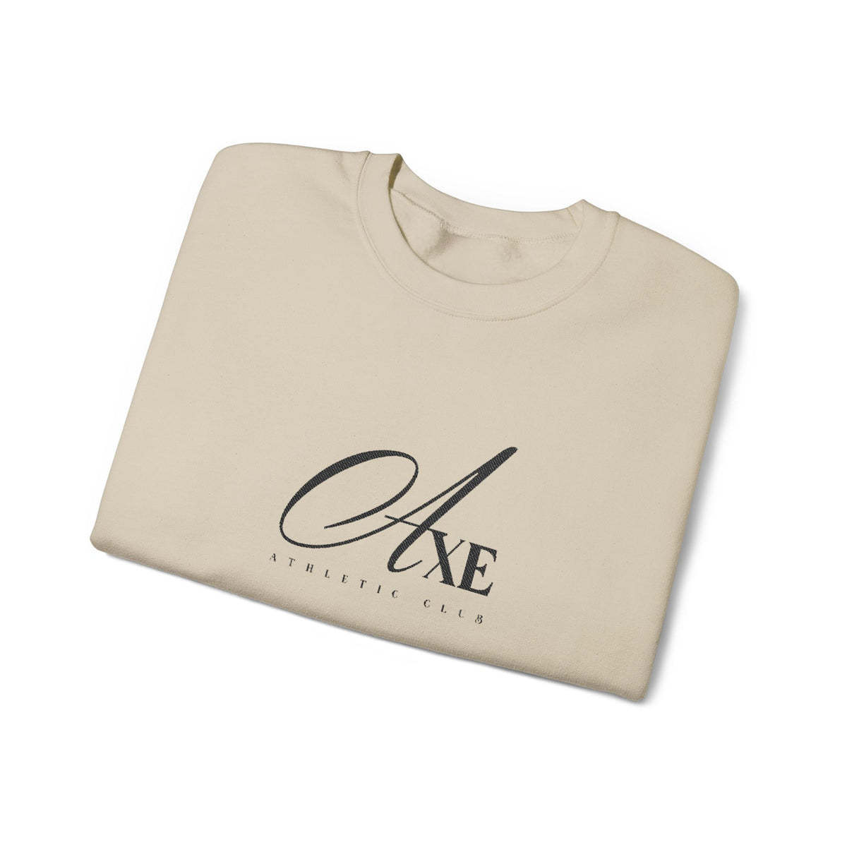 Axe Athletic Club Crewneck V2- White/Sand