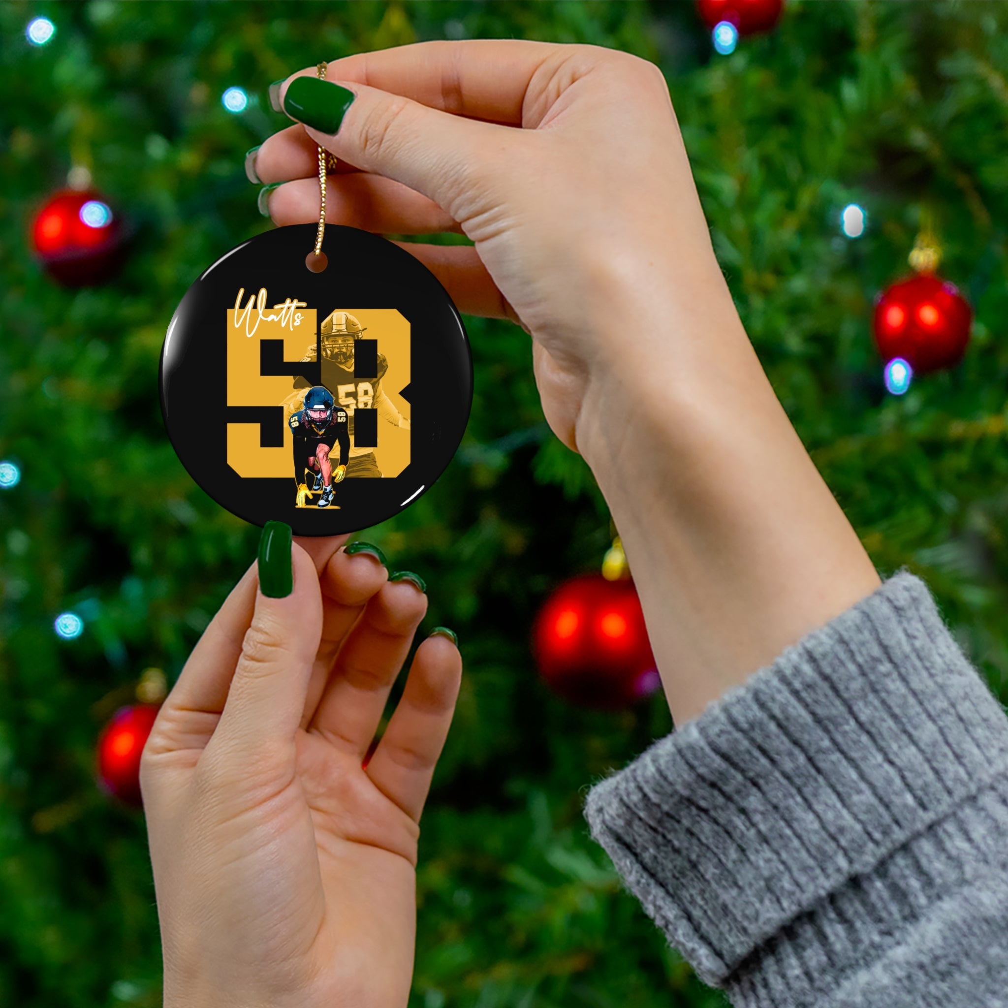 Kaden Watts Ceramic Ornament