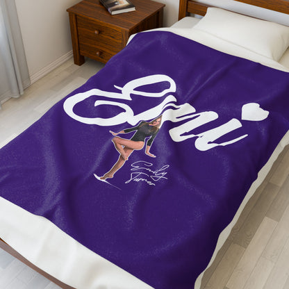 Emily Turner Velveteen Plush Blanket