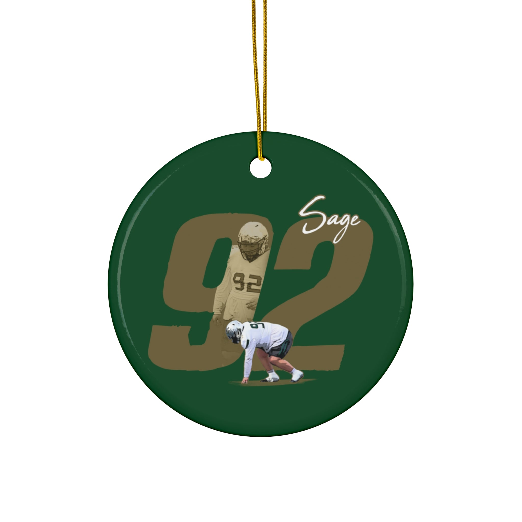 Dakota Sage Ceramic Ornament