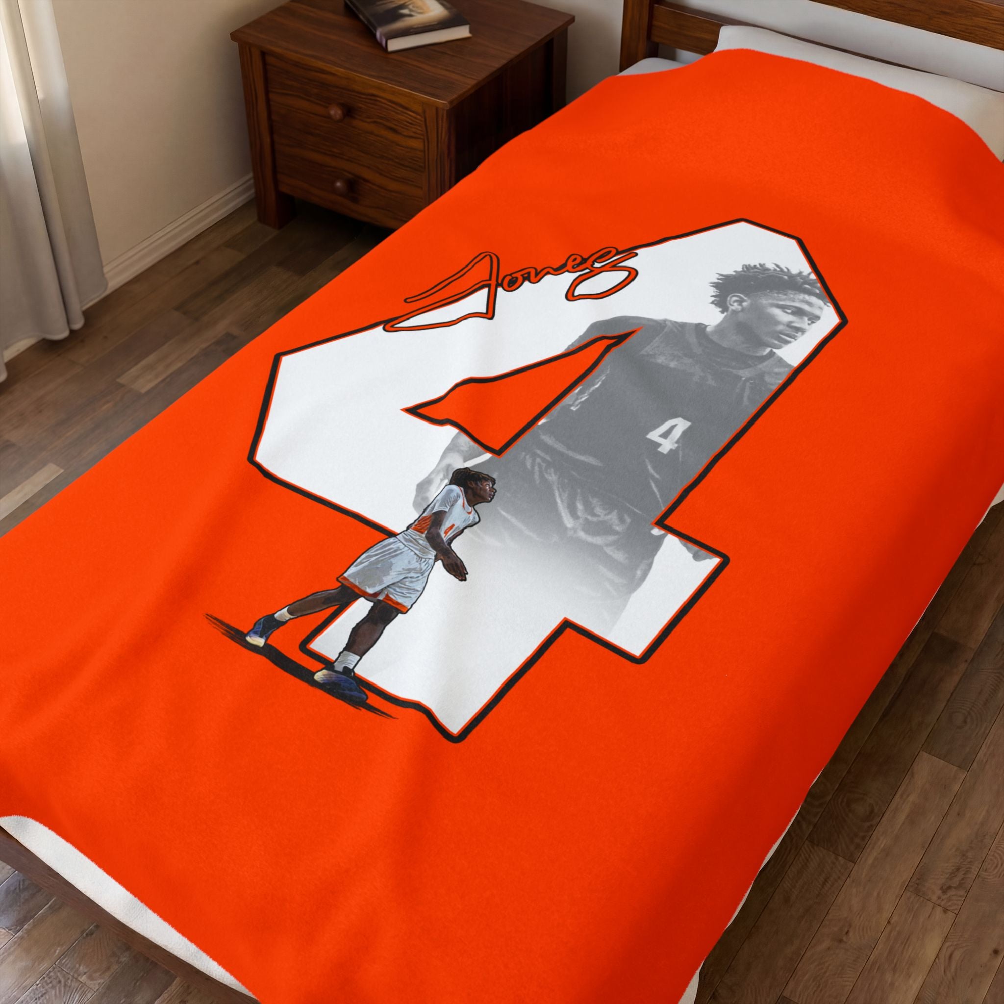J'Marius Jones Velveteen Plush Blanket