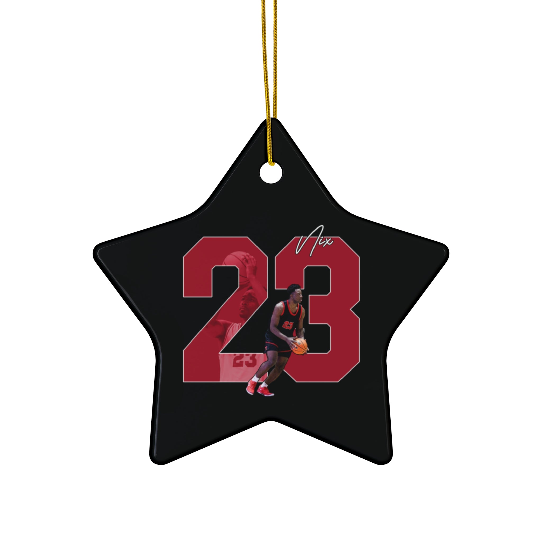 DJ Nix Ceramic Ornament
