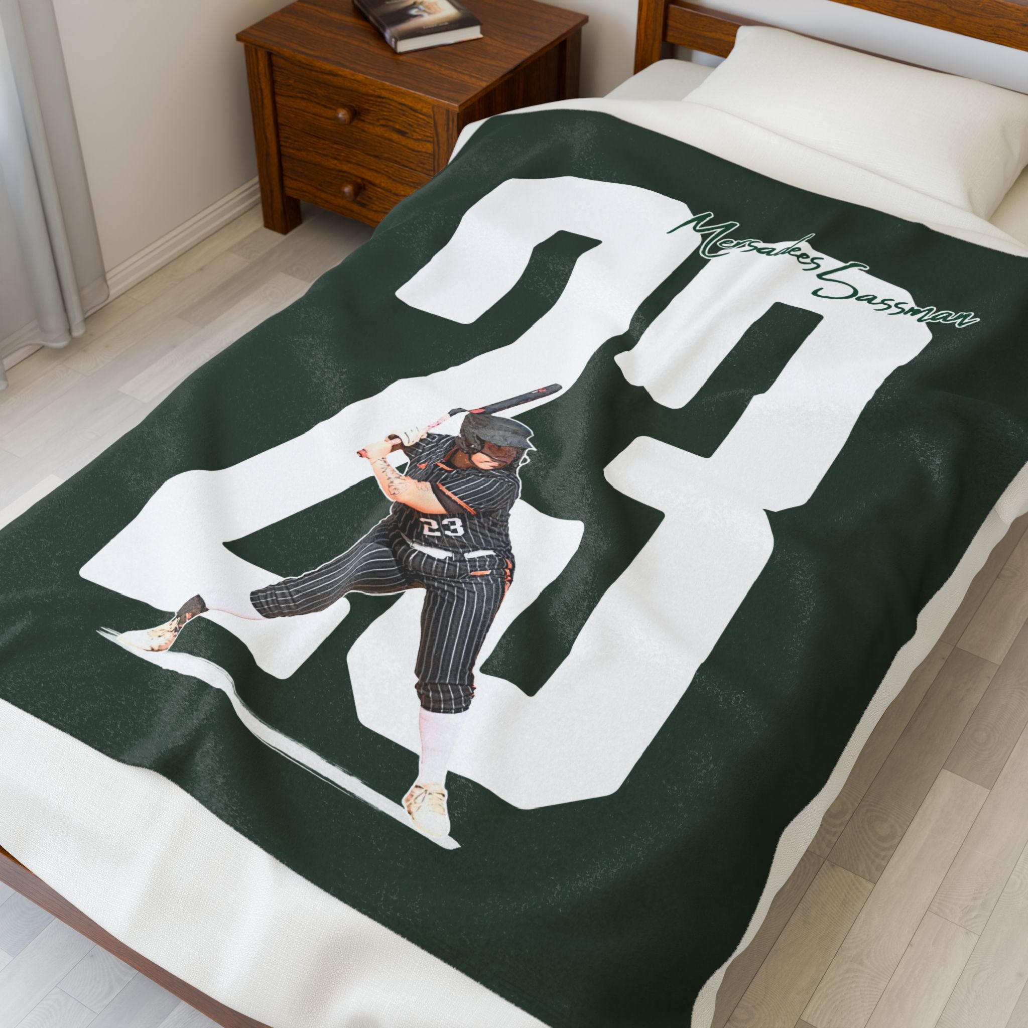 Mersadees Sassman Velveteen Plush Blanket