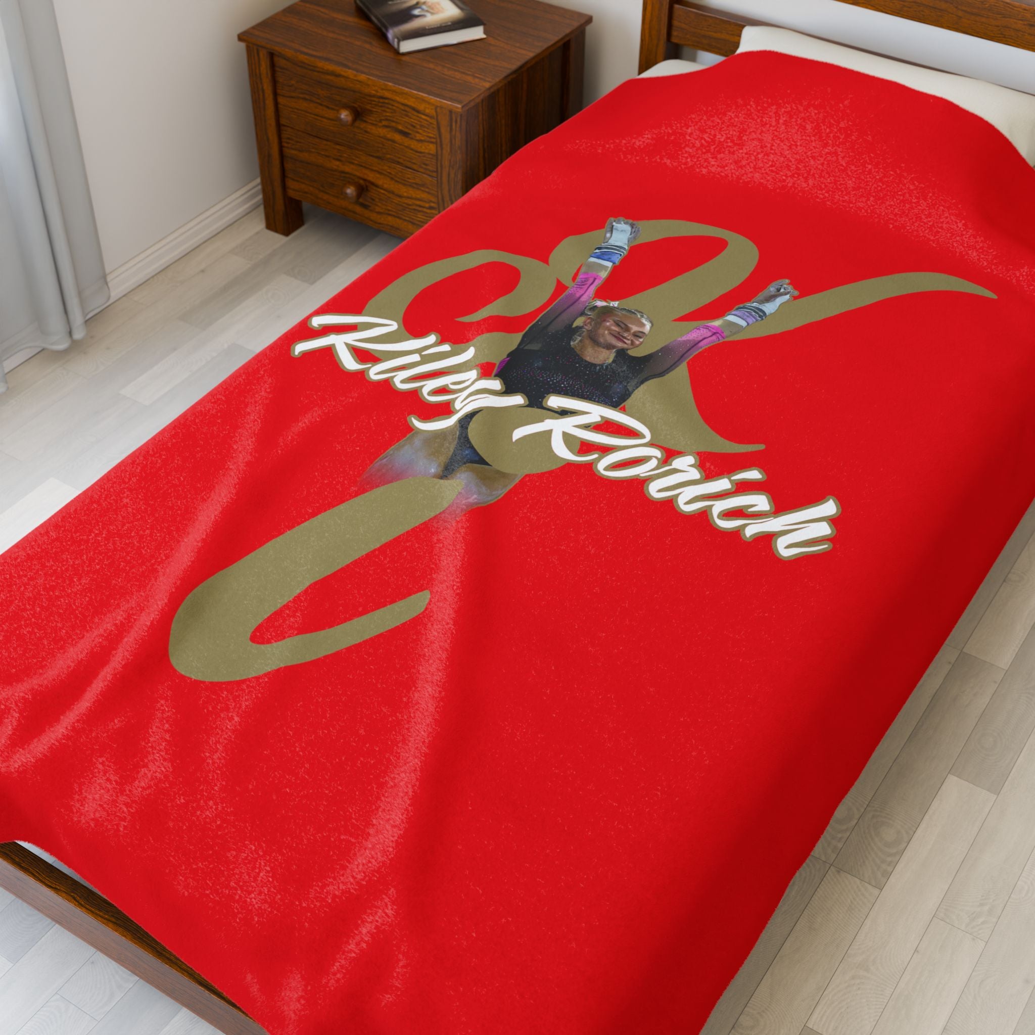 Kiley Rorich Velveteen Plush Blanket