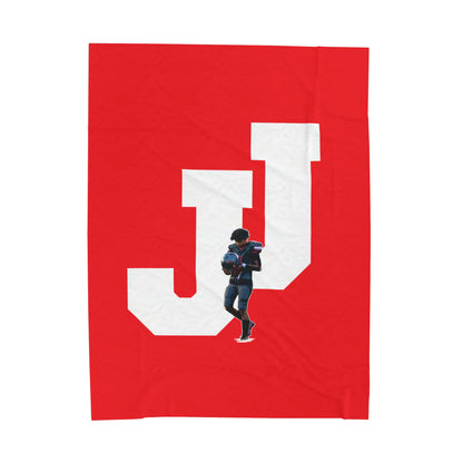 Jayden Jones Velveteen Plush Blanket