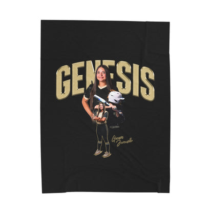 Genesis Jaramillo Velveteen Plush Blanket