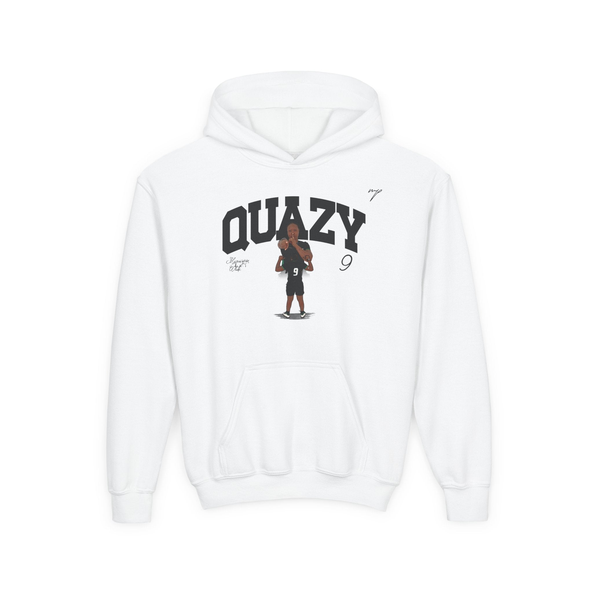 Mequiziya White YOUTH Hoodie