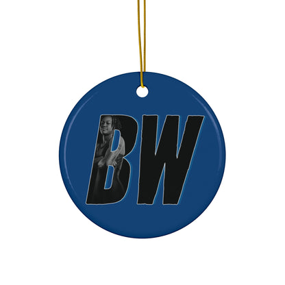 Bryce White Ceramic Ornament