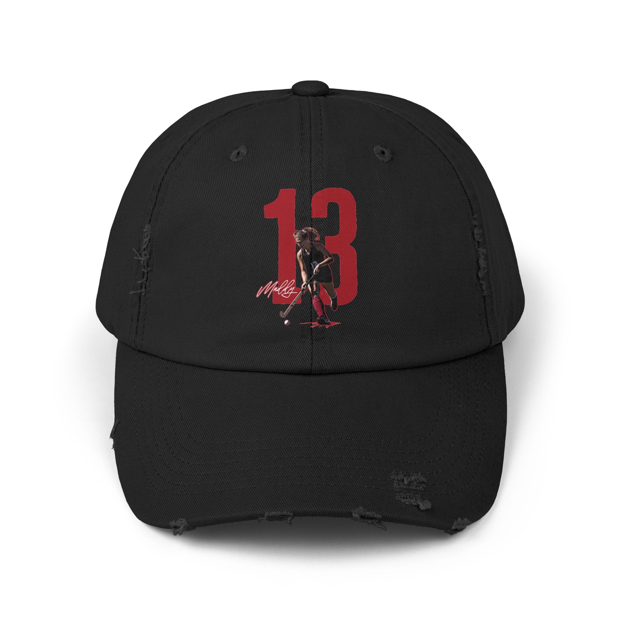 Maddy Romano Distressed Dad Cap