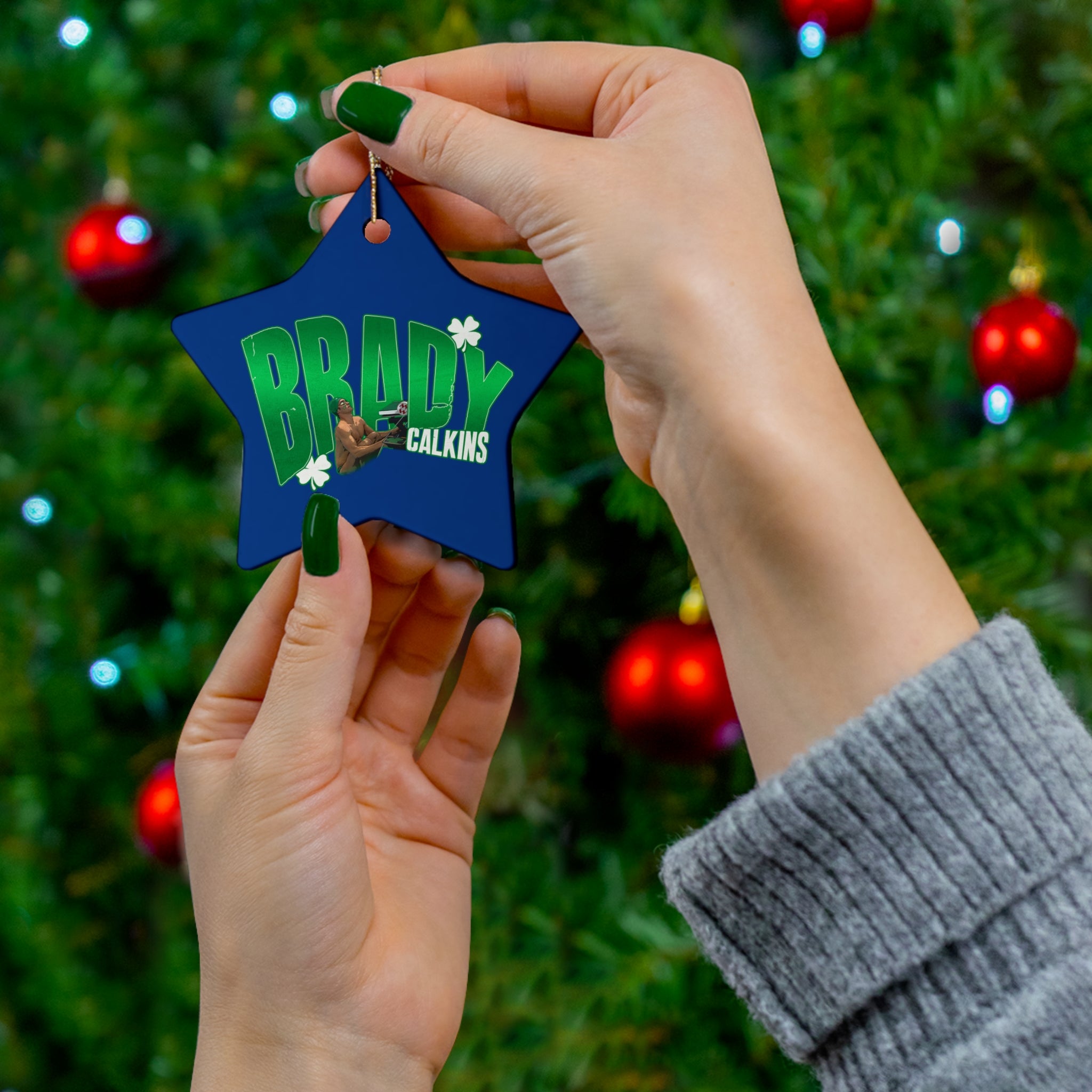 Brady Calkins Ceramic Ornament