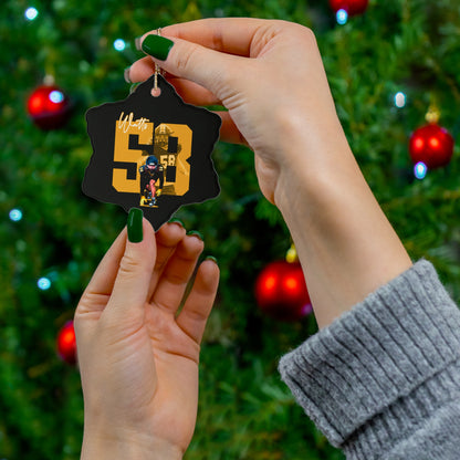 Kaden Watts Ceramic Ornament