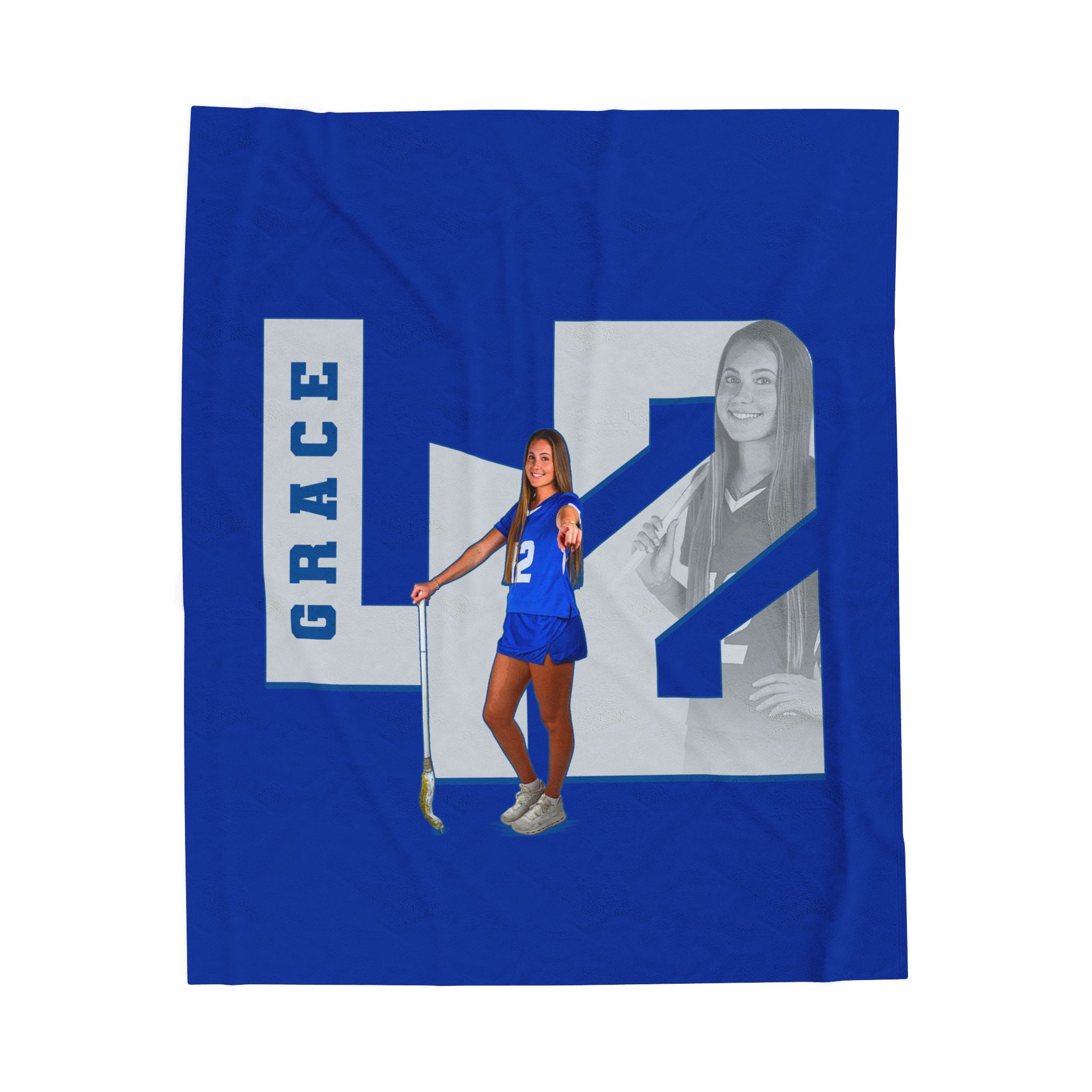 Grace McGann Velveteen Plush Blanket