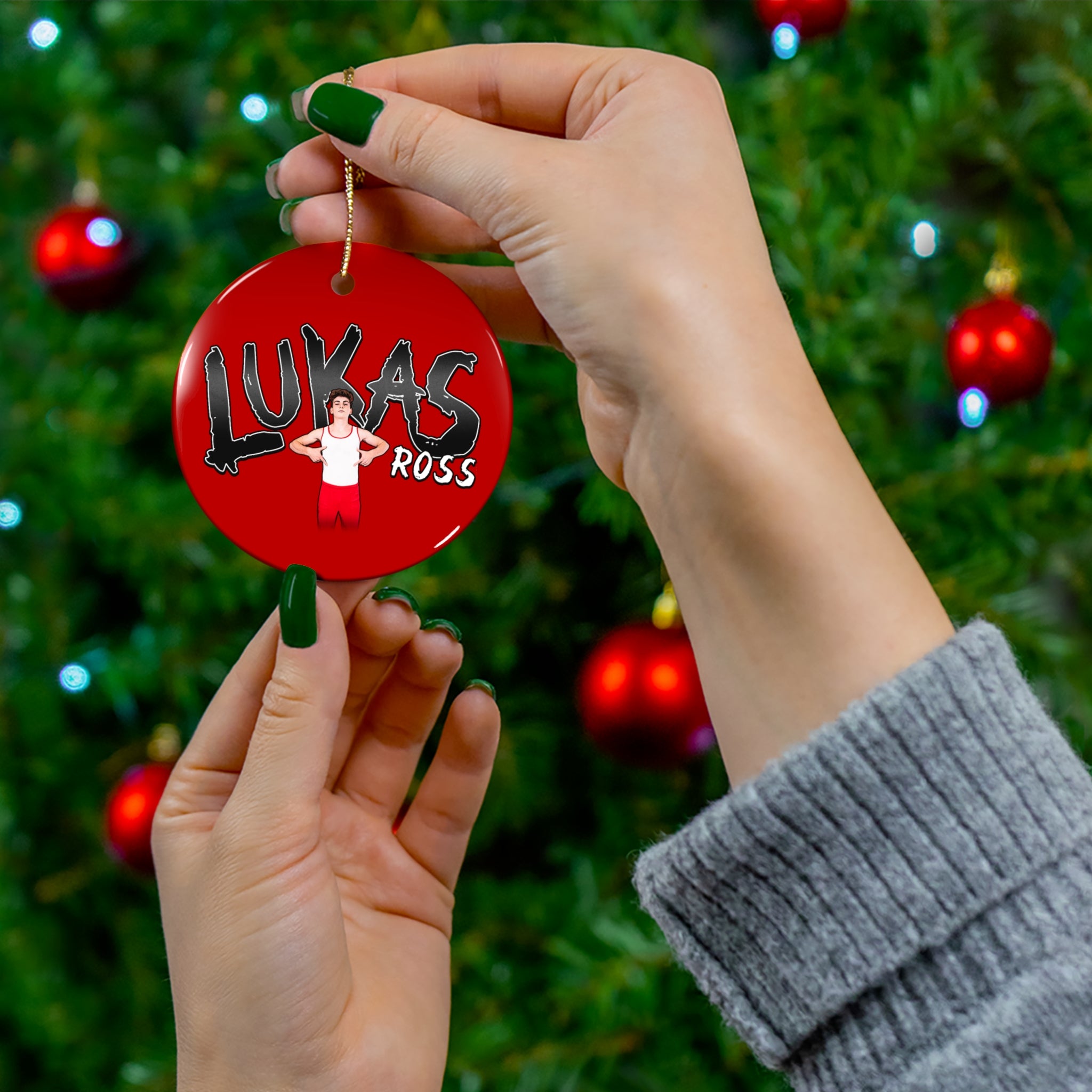 Lukas Ross Ceramic Ornament