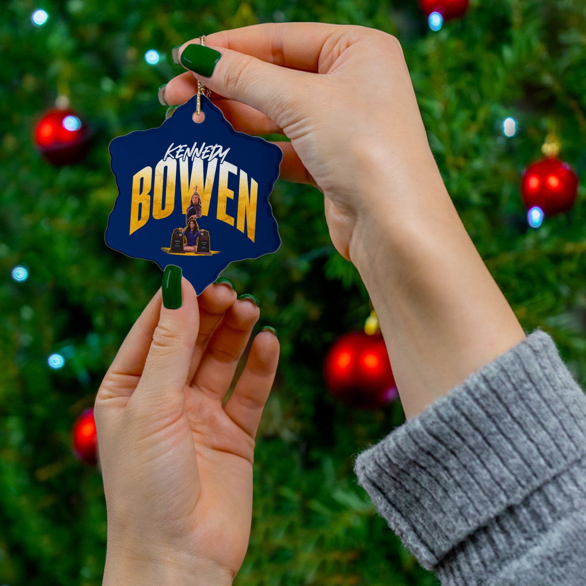 Kennedy Bowen Ceramic Ornament
