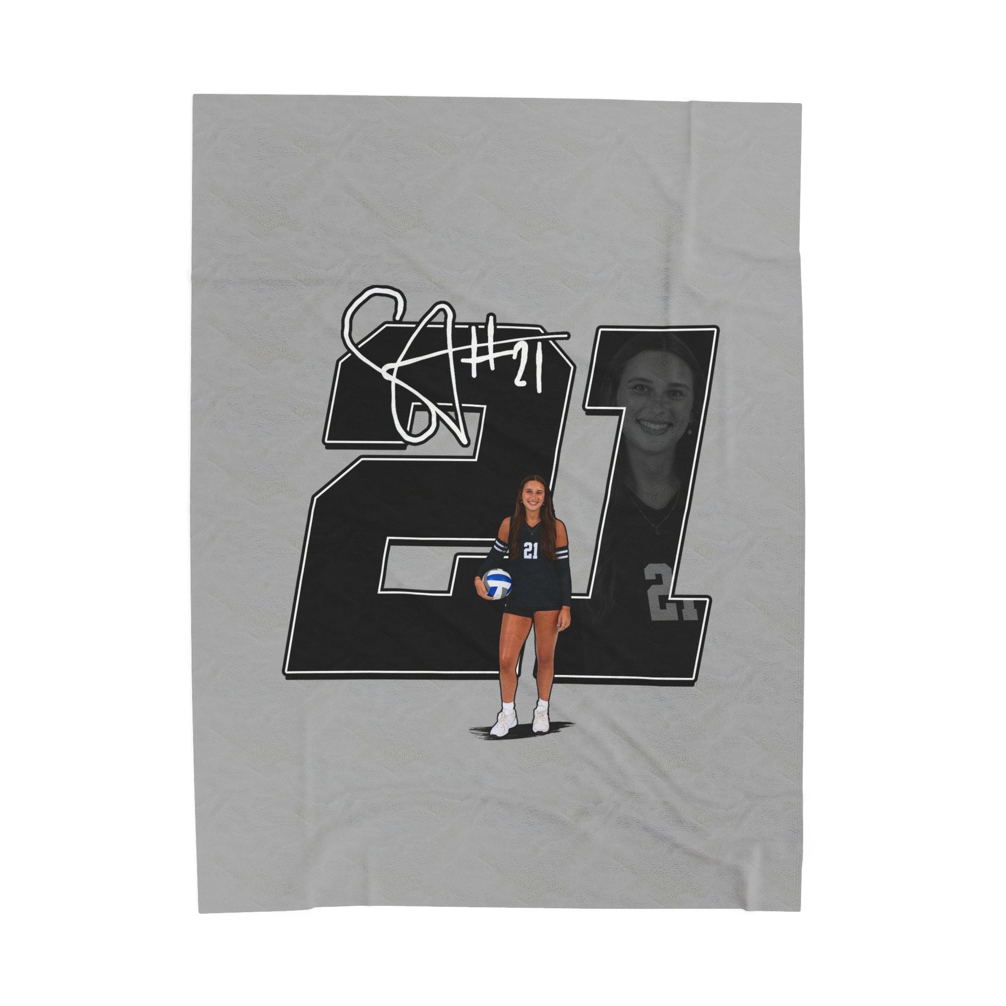 Sophia Adkins Velveteen Plush Blanket