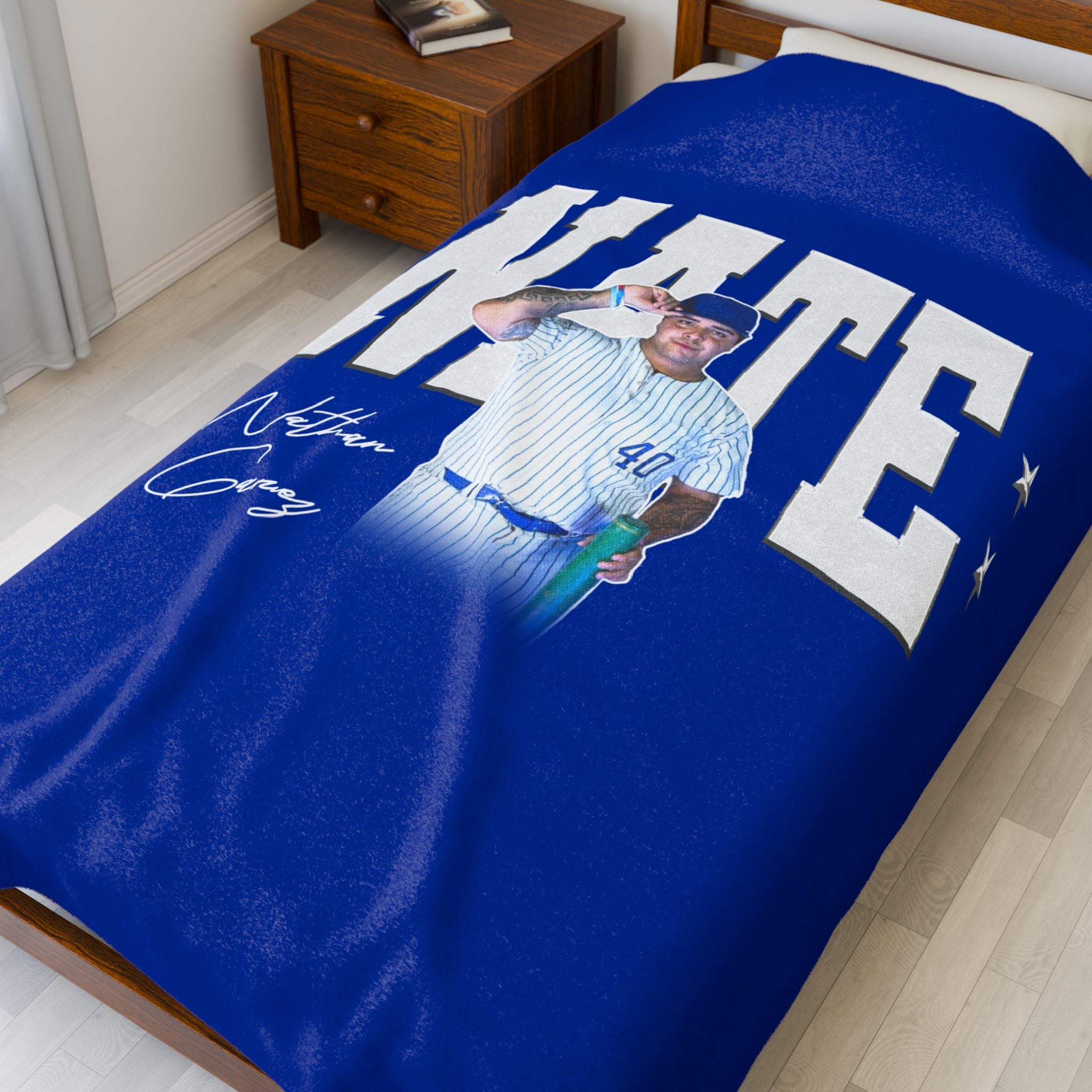Nathan Gamez Velveteen Plush Blanket