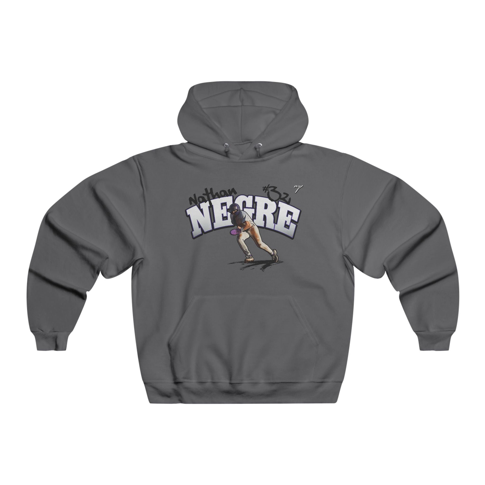 Nathan Negre Vintage Hoodie