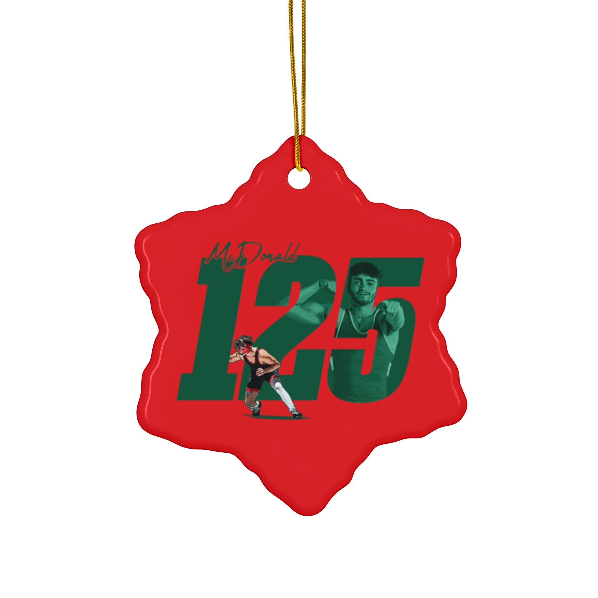 Dylan McDonald Ceramic Ornament