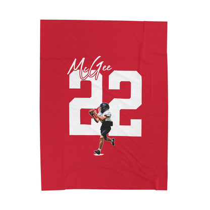 Micah McGee Velveteen Plush Blanket