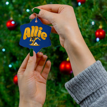 Allie Call Ceramic Ornament