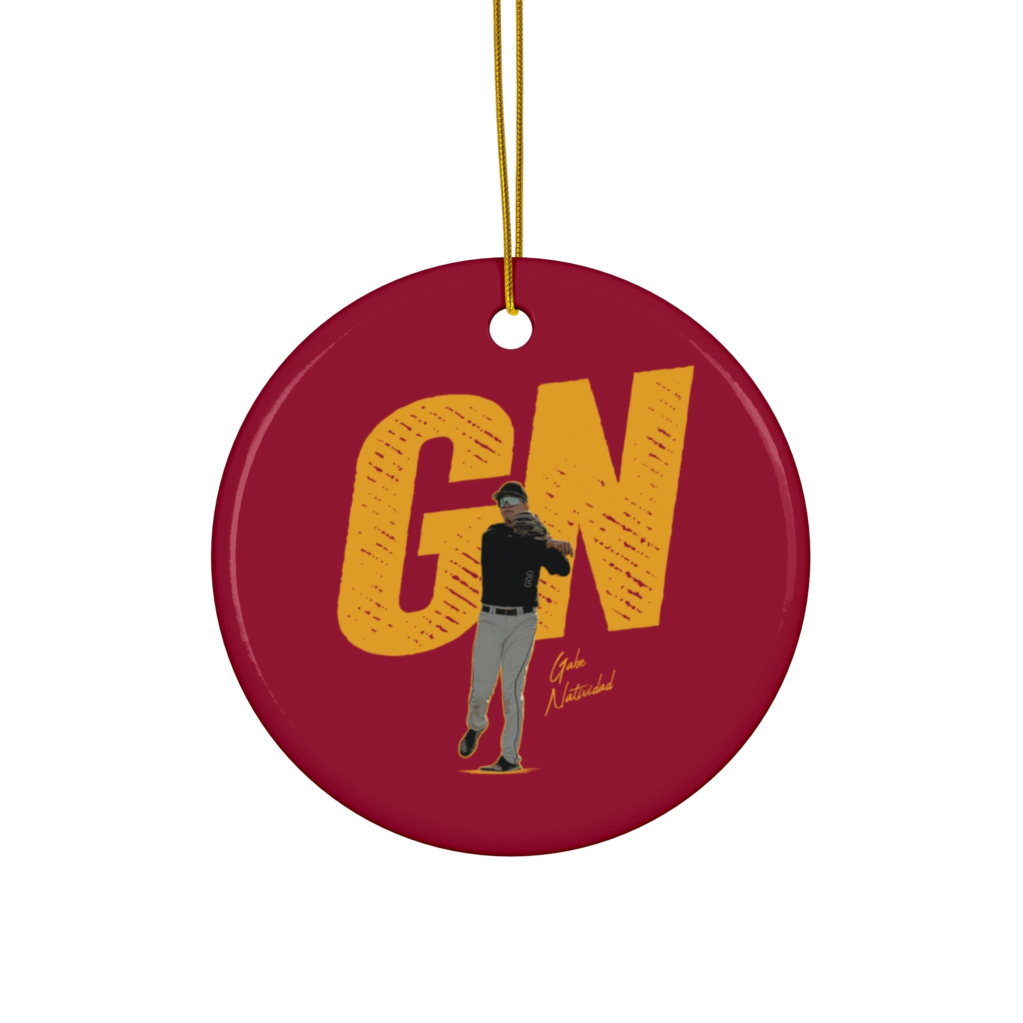 Gabe Natividad Ceramic Ornament