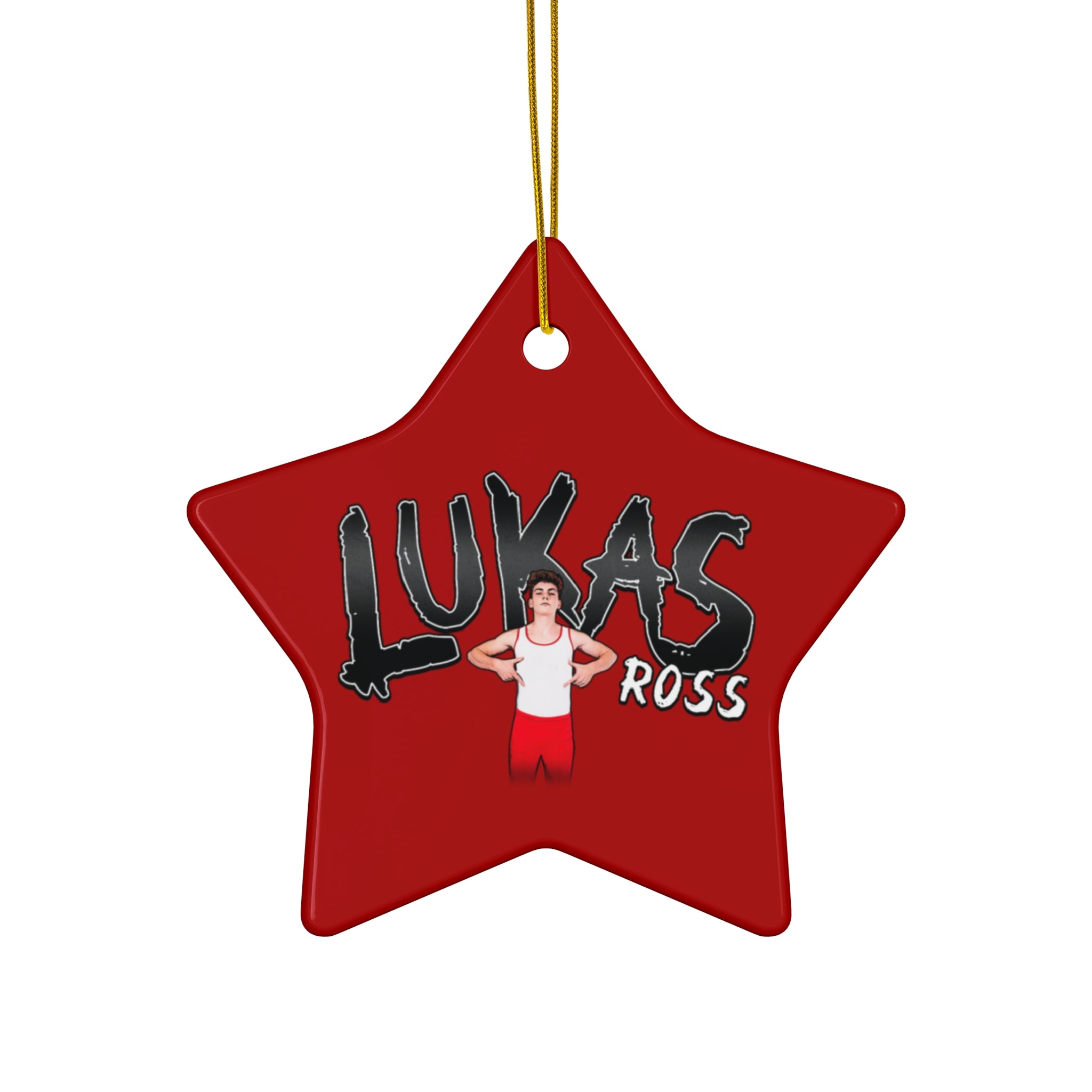 Lukas Ross Ceramic Ornament