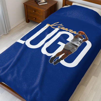 Kieara Lugo Velveteen Plush Blanket