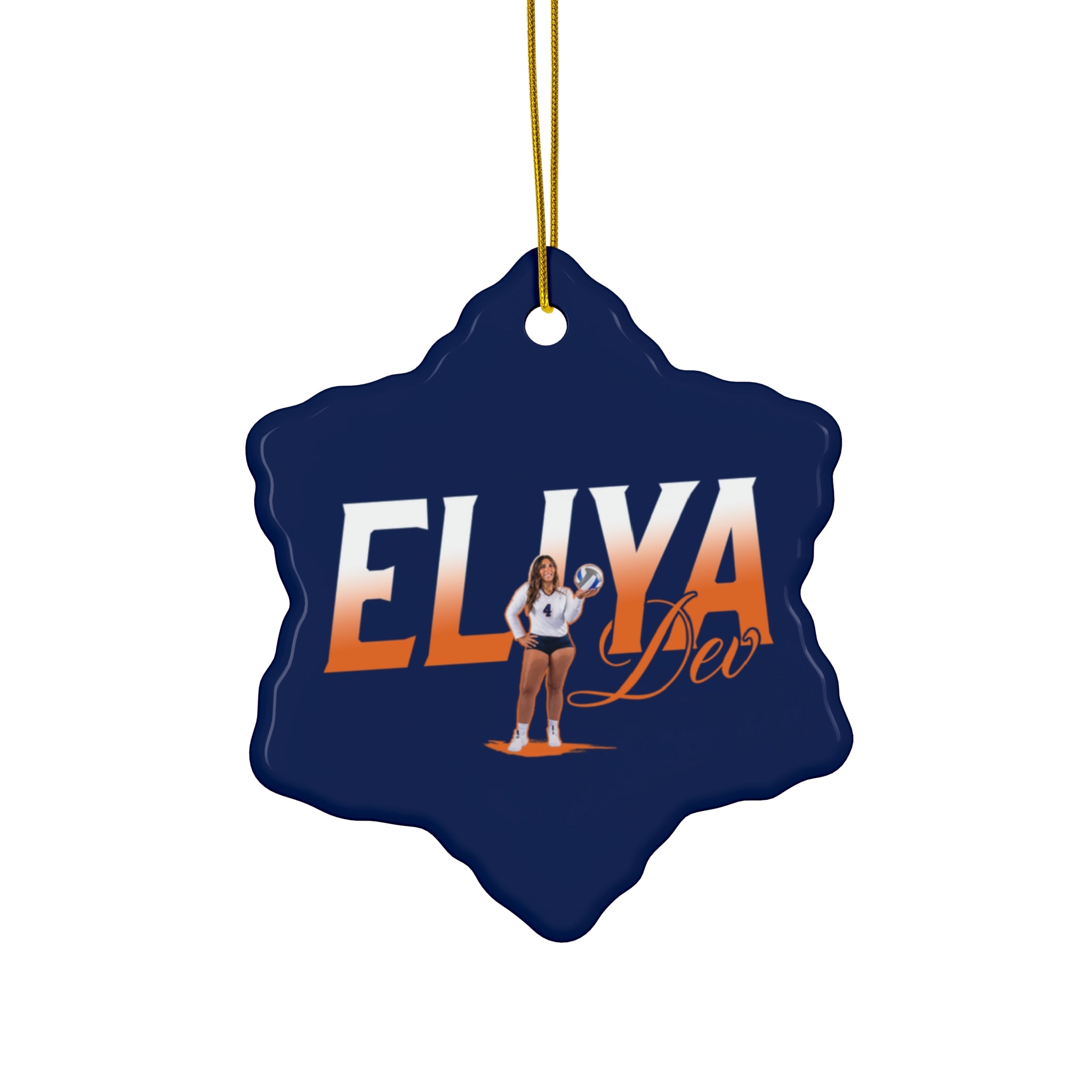 Eliya Dev Ceramic Ornament