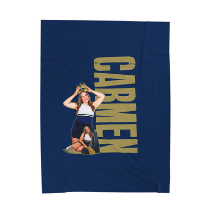Carmen Howard Velveteen Plush Blanket