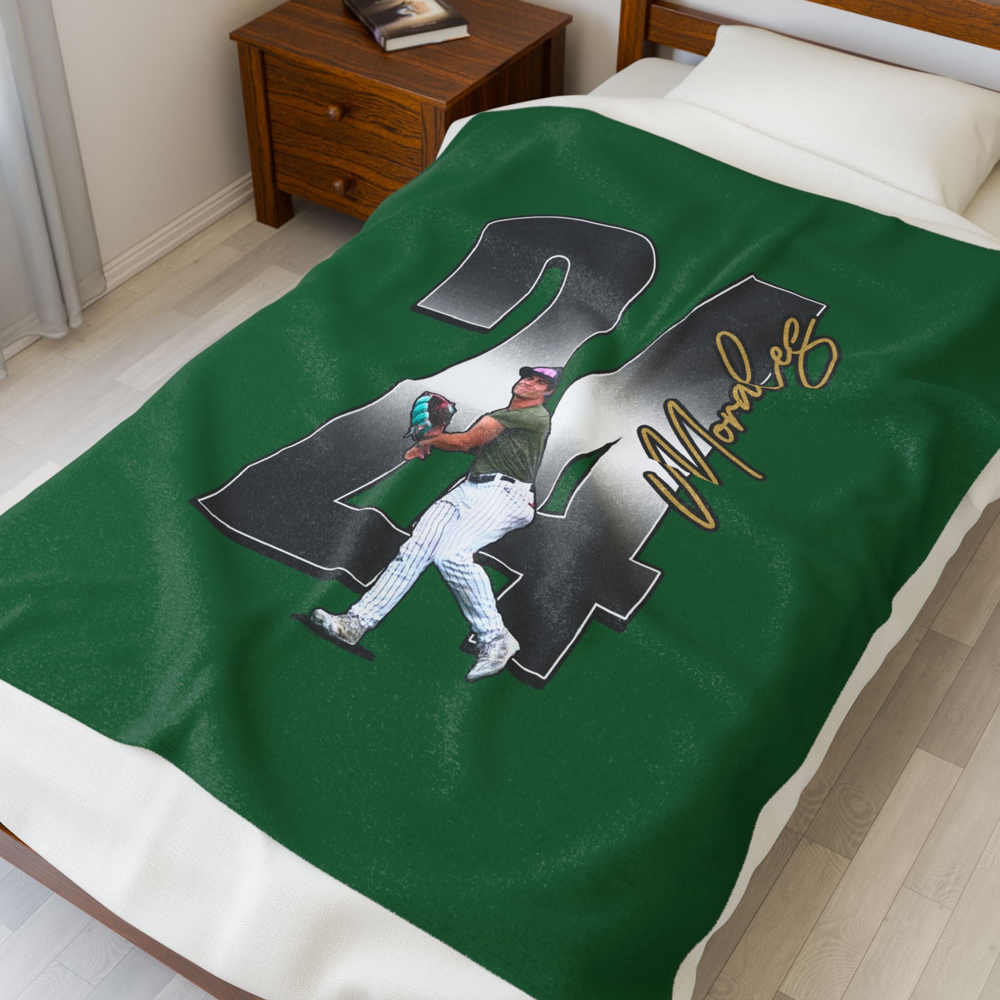Mateo Morales Velveteen Plush Blanket