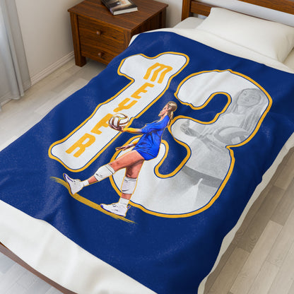 Mallorie Meyer Velveteen Plush Blanket