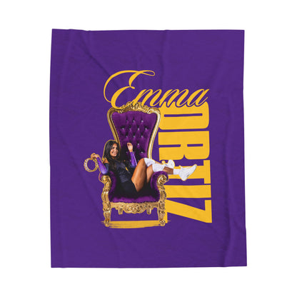 Emma Ortiz Velveteen Plush Blanket