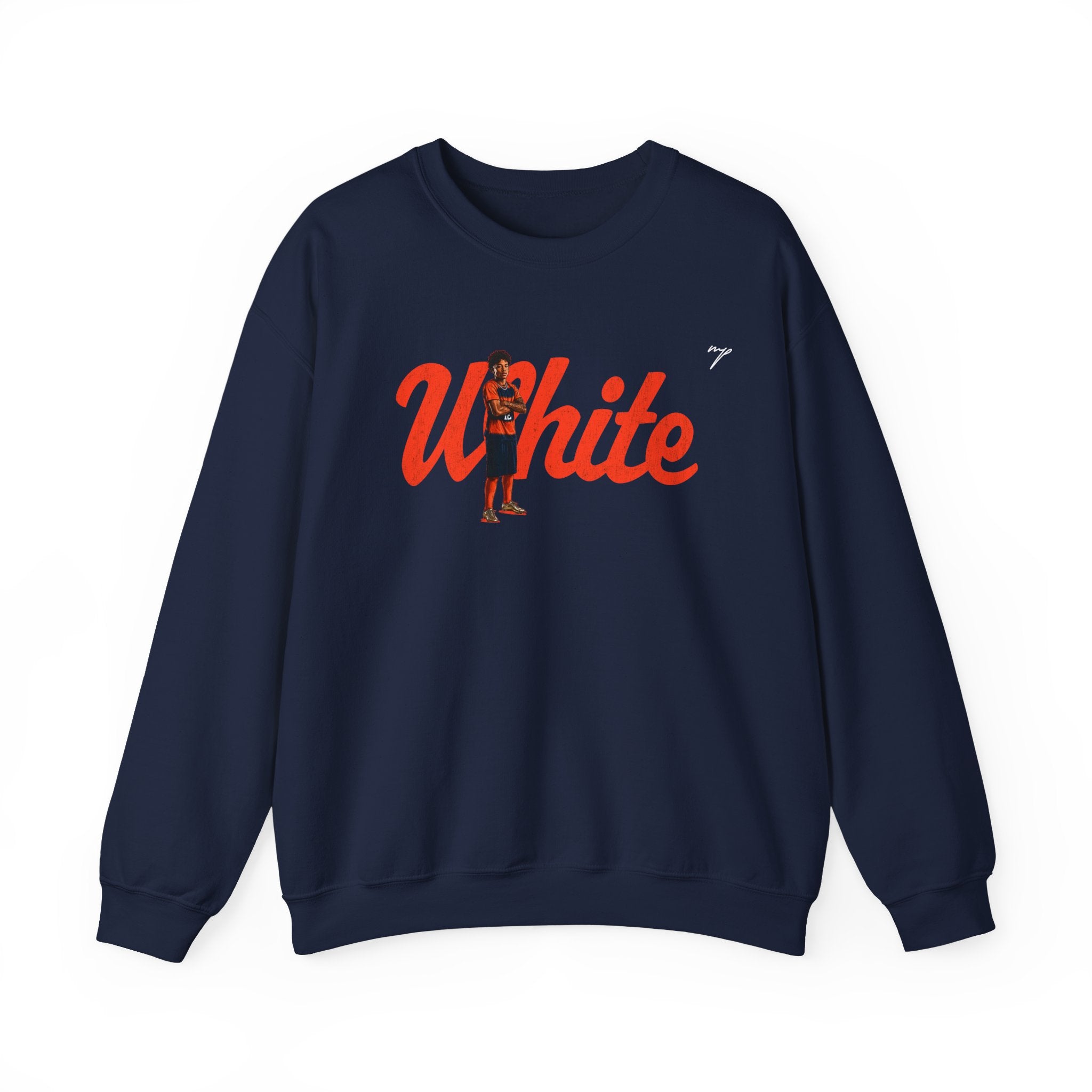 Dario White Crewneck
