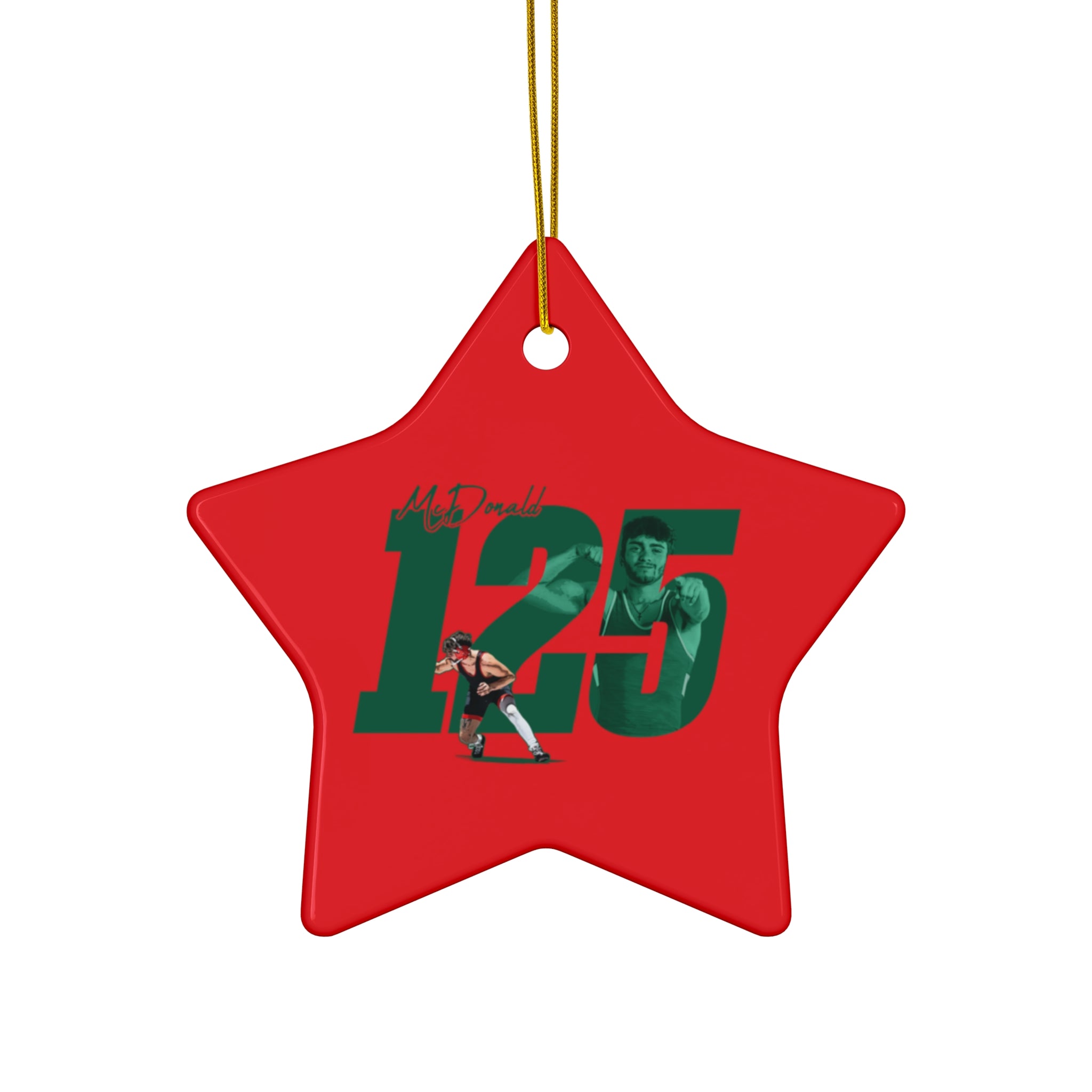 Dylan McDonald Ceramic Ornament