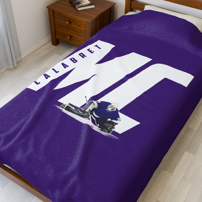 Michael Calabret Velveteen Plush Blanket