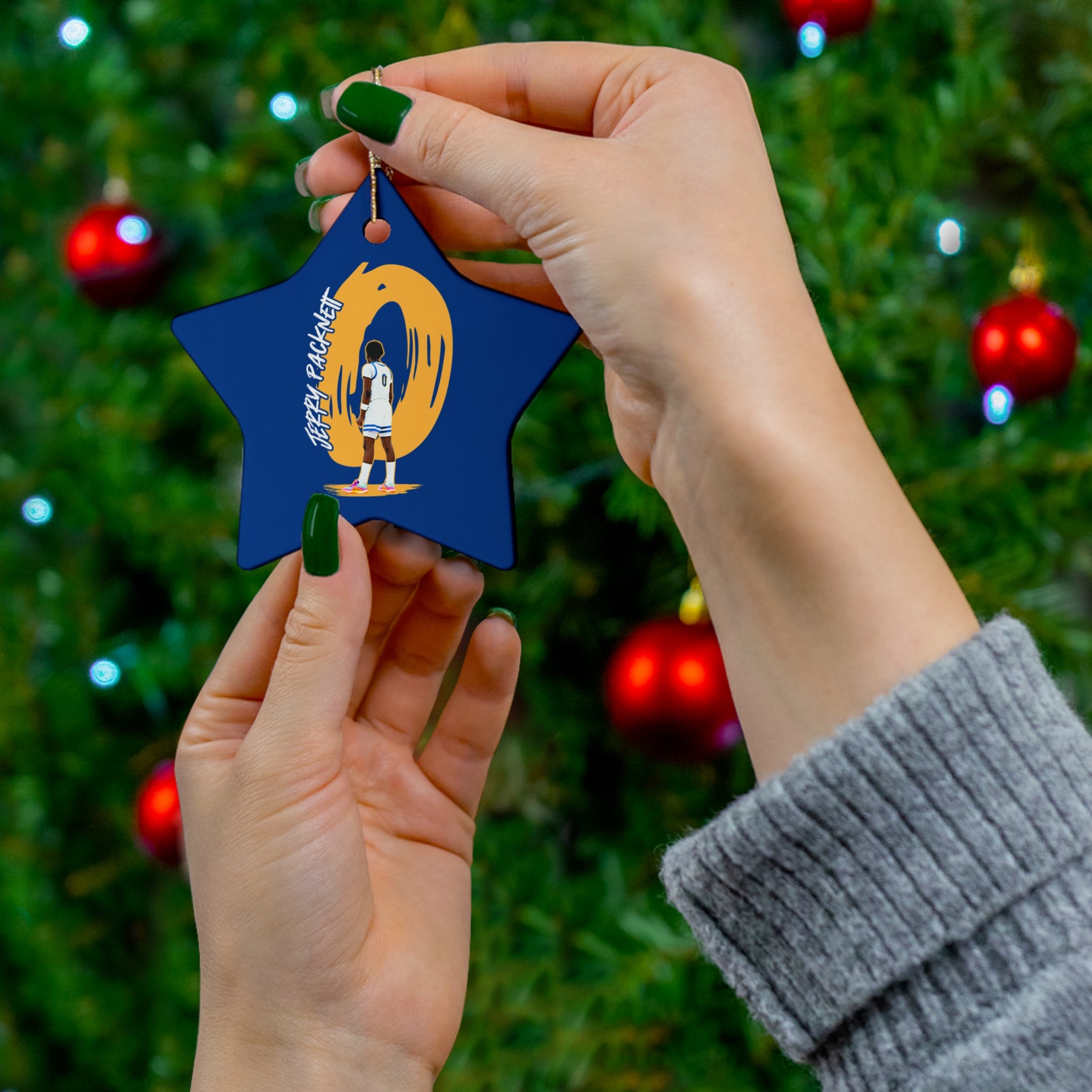 Jerry Packnett Ceramic Ornament