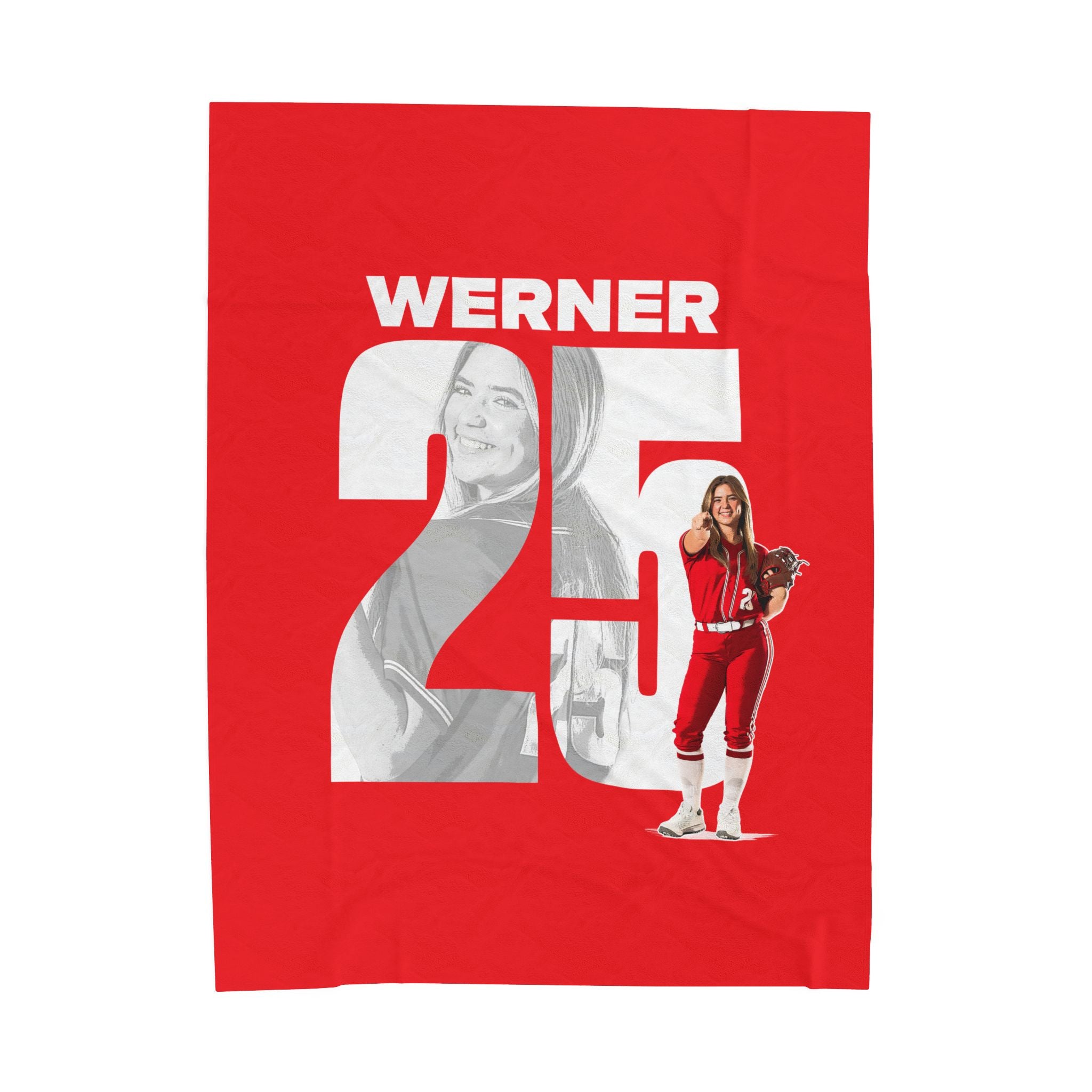 Madison Werner Velveteen Plush Blanket