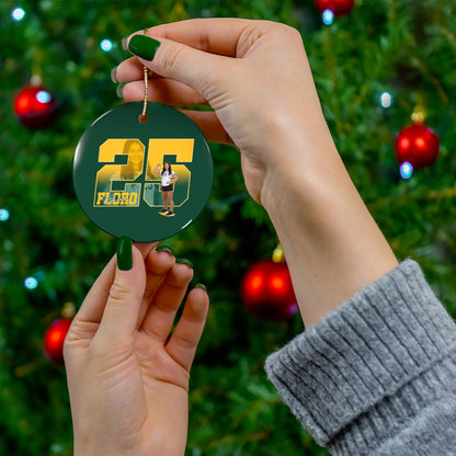 Ava Floro Ceramic Ornament