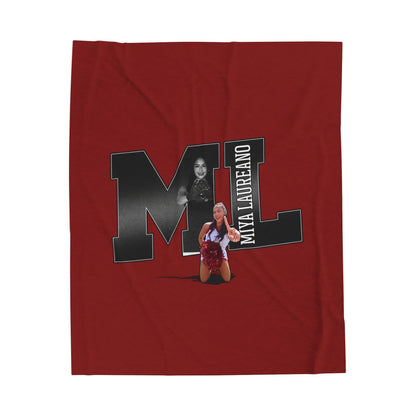 Miya Laureano Velveteen Plush Blanket