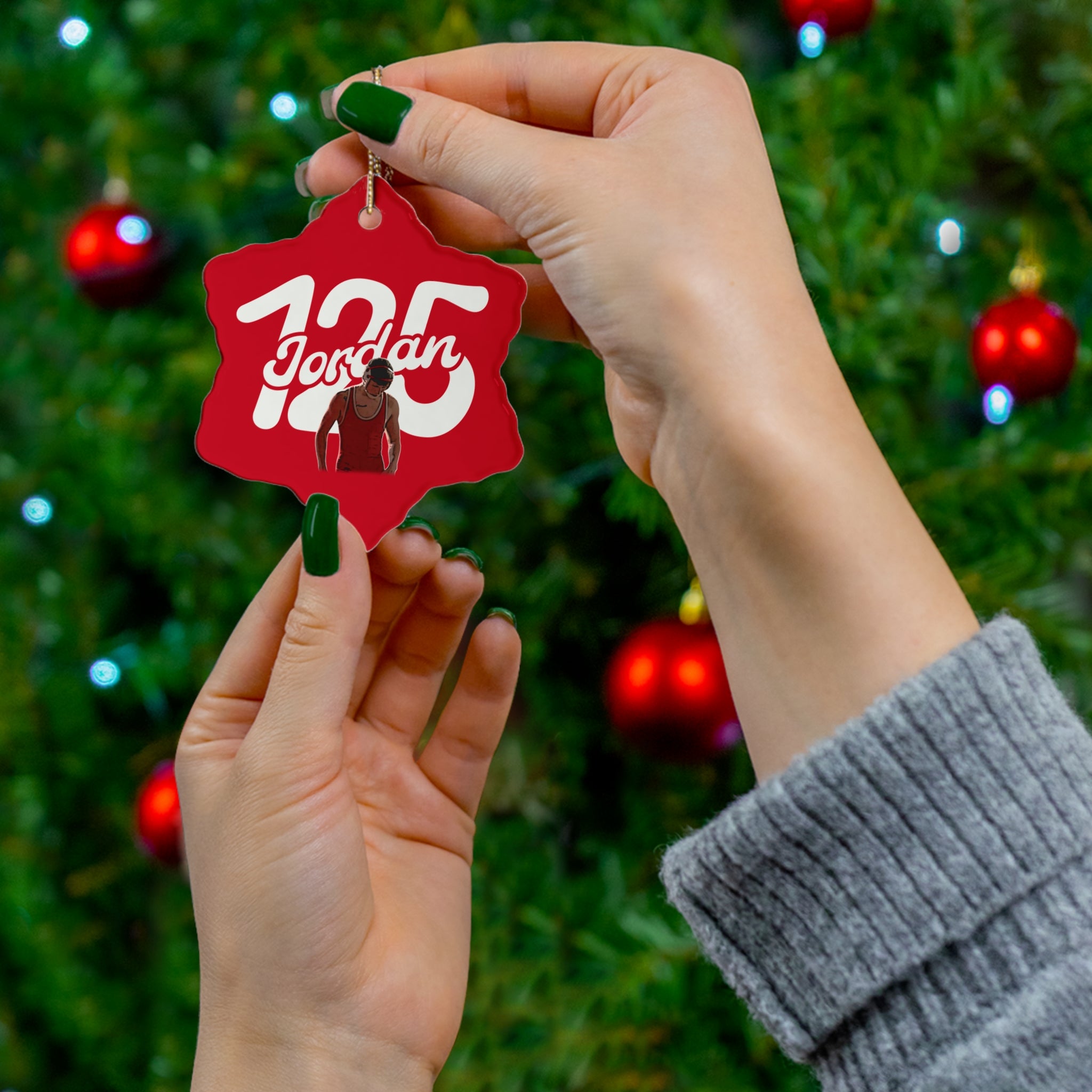 Taye Jordan Ceramic Ornament