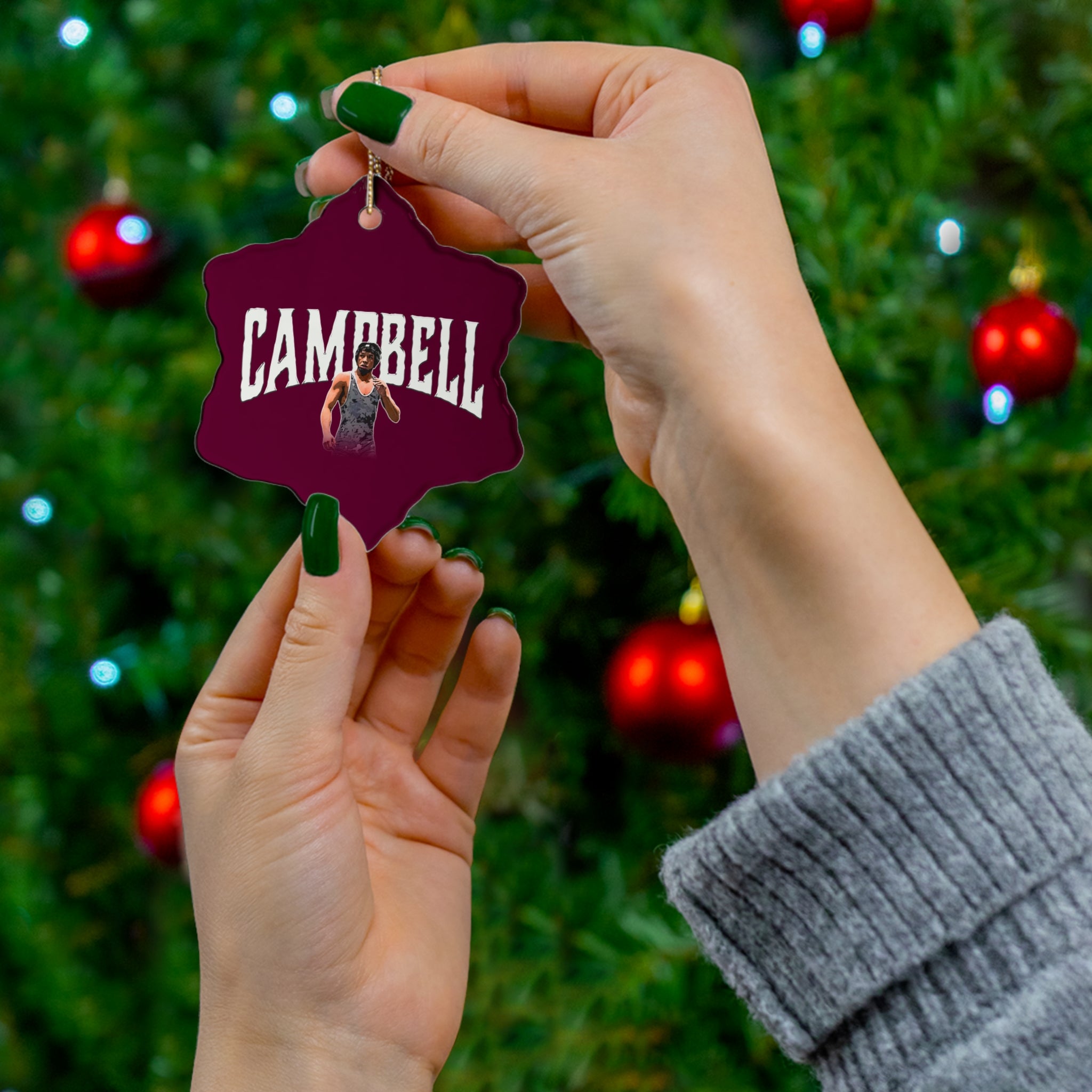 Dillon Campbell Ceramic Ornament