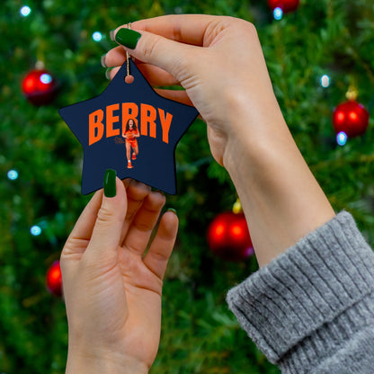 Berry Wallace Ceramic Ornament