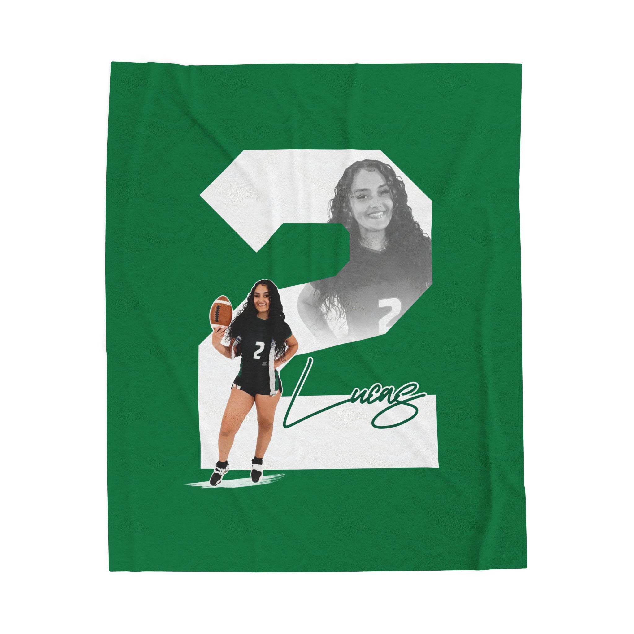 Jaylianie Lucas Velveteen Plush Blanket