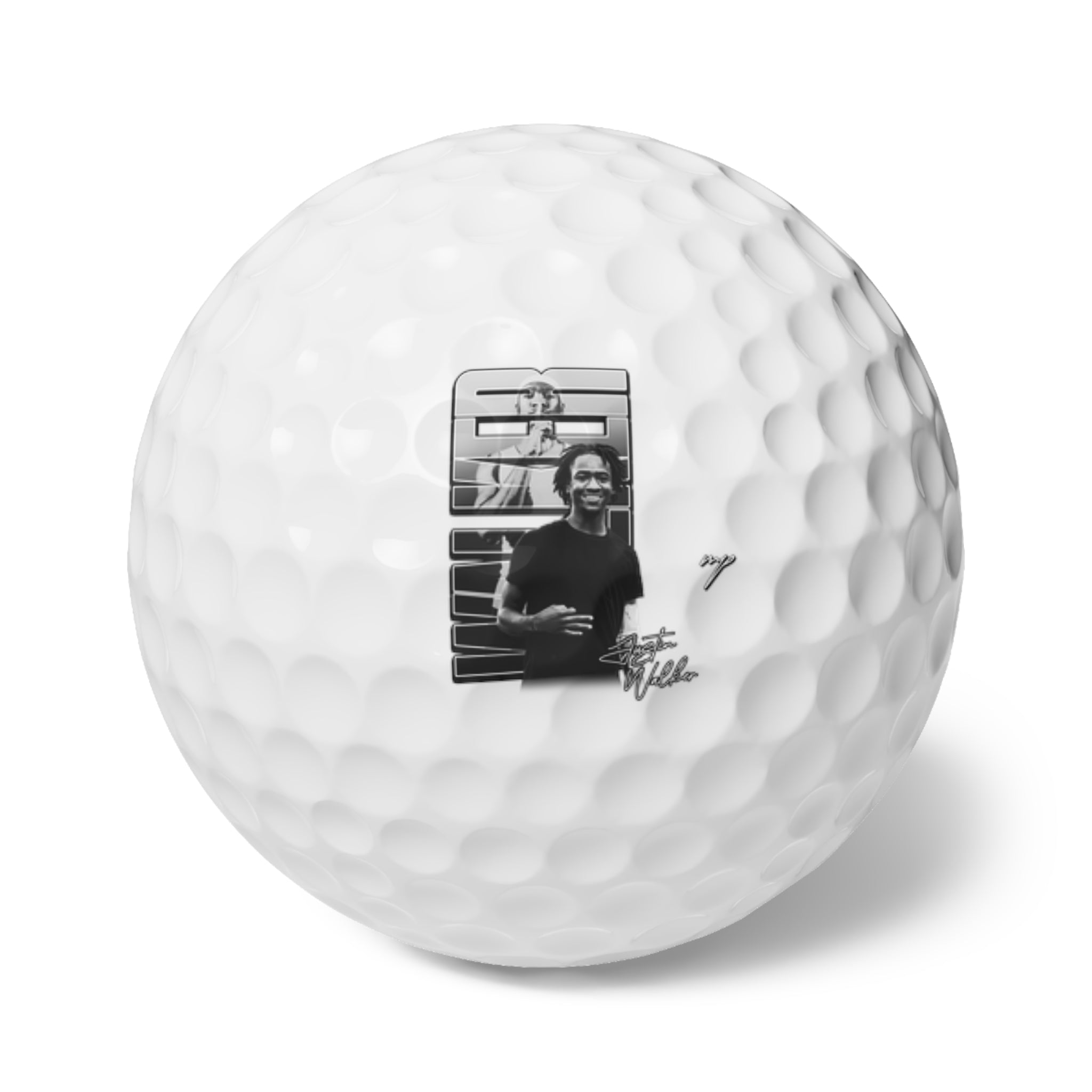 Justin Walker Golf Balls, 6pc